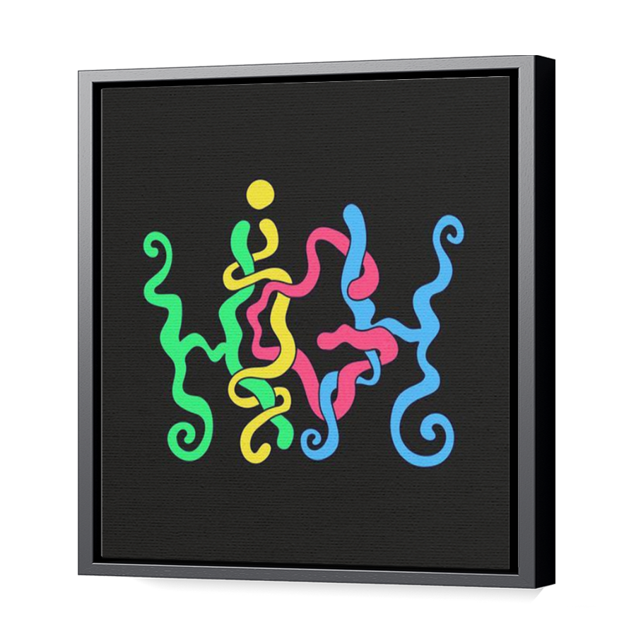 Thumbnail for Canvas - Black Floating Frame