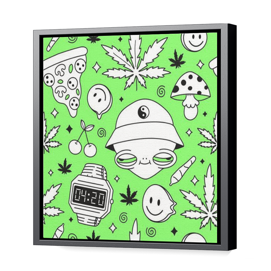 Thumbnail for Canvas - Black Floating Frame