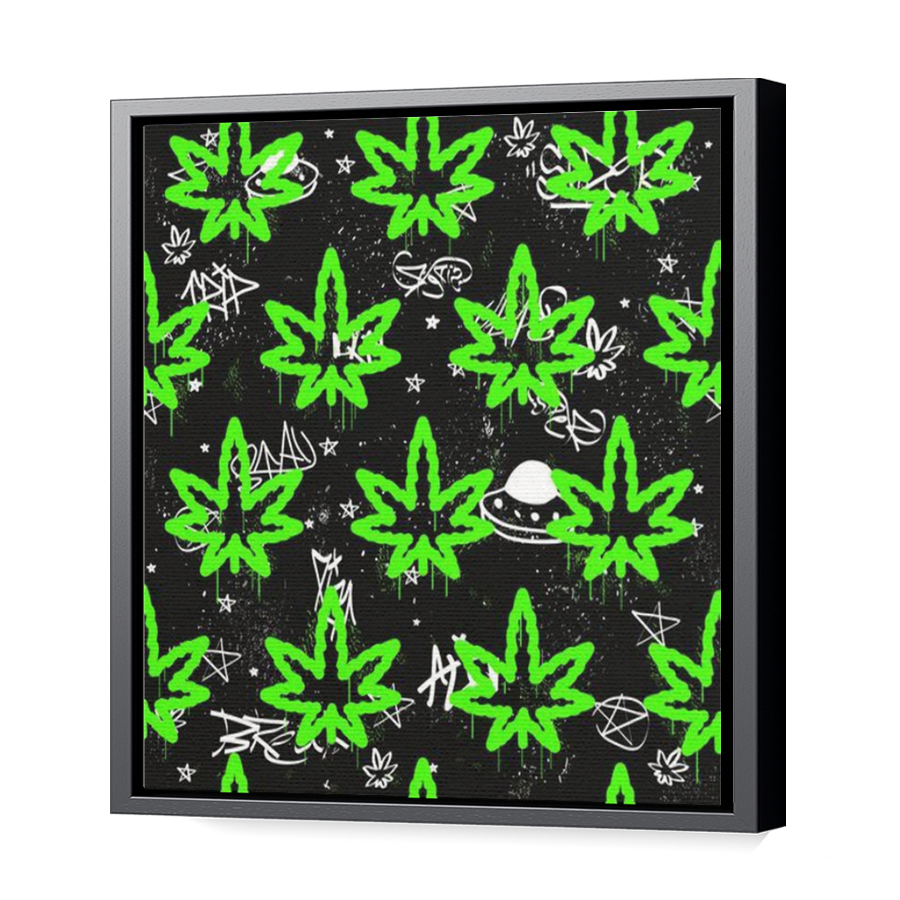 Thumbnail for Canvas - Black Floating Frame