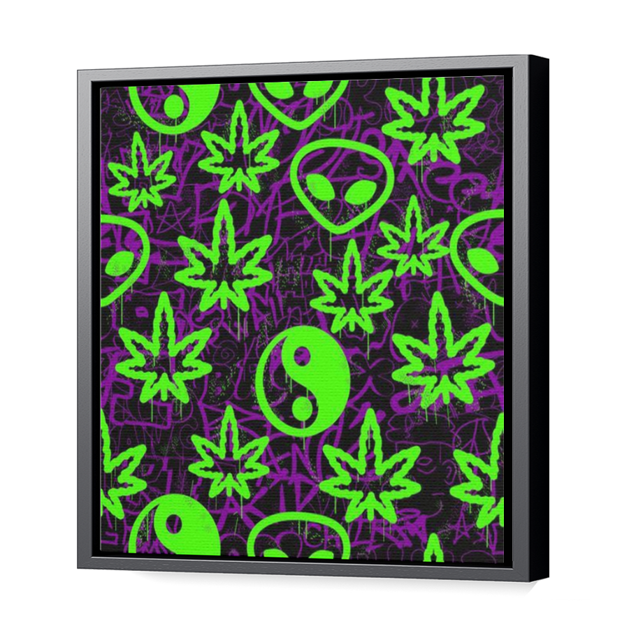 Thumbnail for Canvas - Black Floating Frame