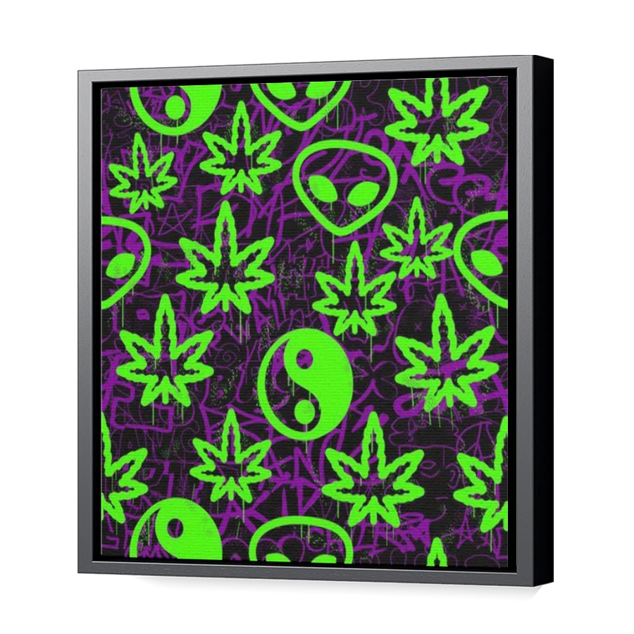 Thumbnail for Canvas - Black Floating Frame