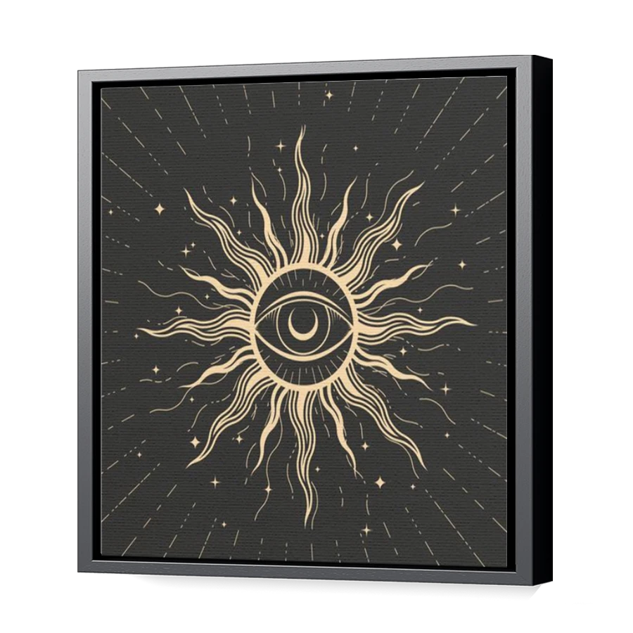 Thumbnail for Canvas - Black Floating Frame