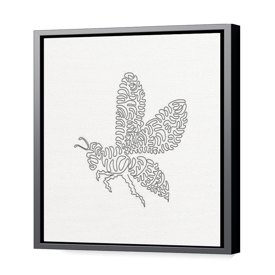 Thumbnail for Canvas - Black Floating Frame