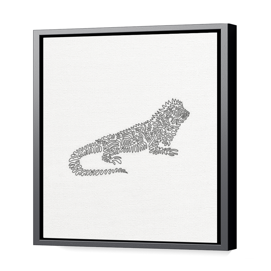 Thumbnail for Canvas - Black Floating Frame