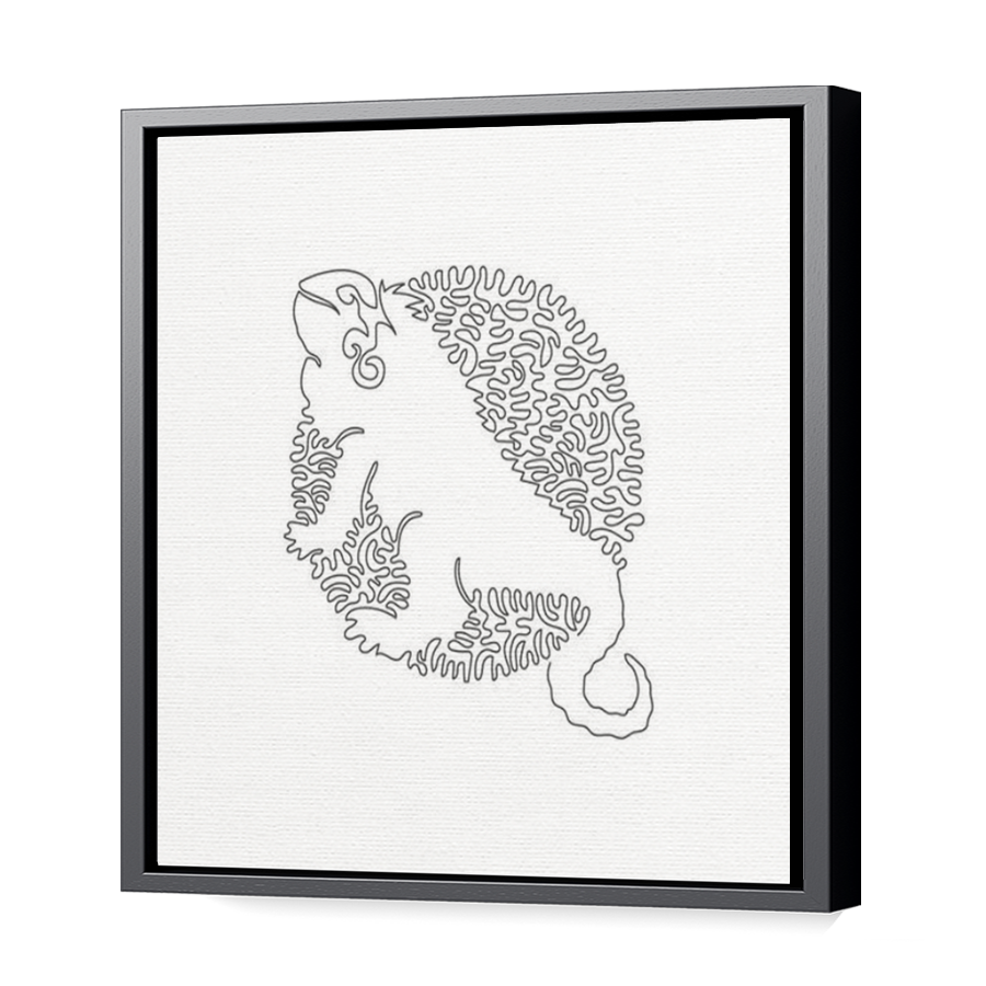 Thumbnail for Canvas - Black Floating Frame