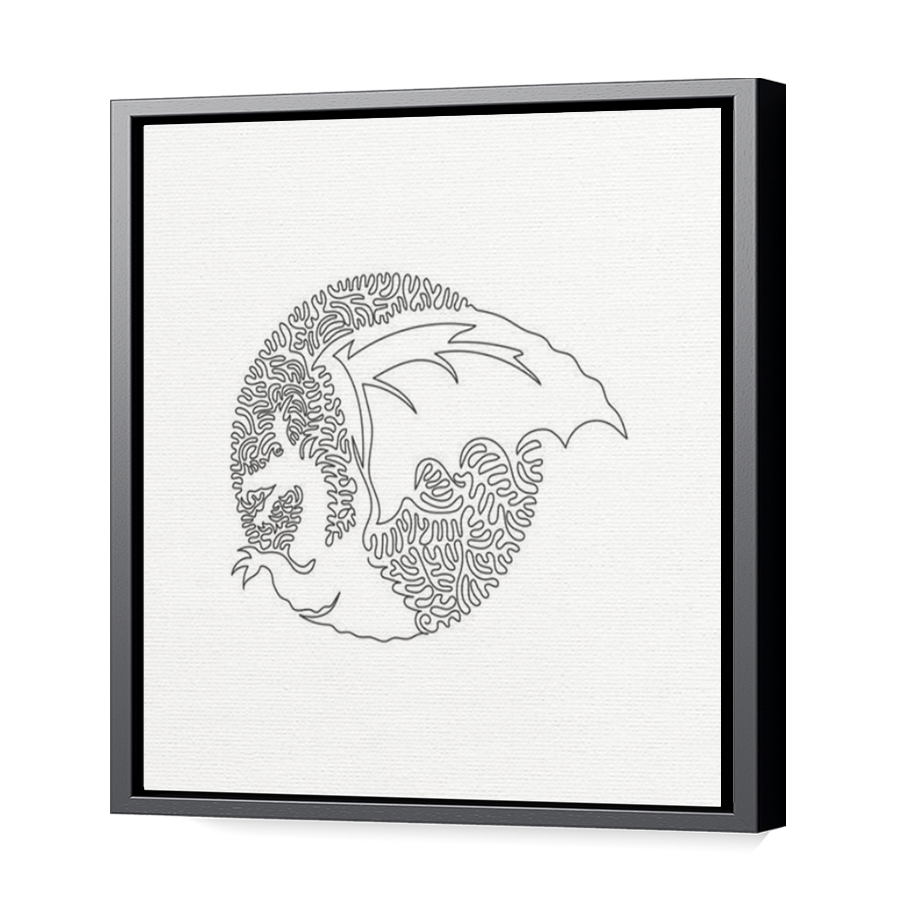 Thumbnail for Canvas - Black Floating Frame