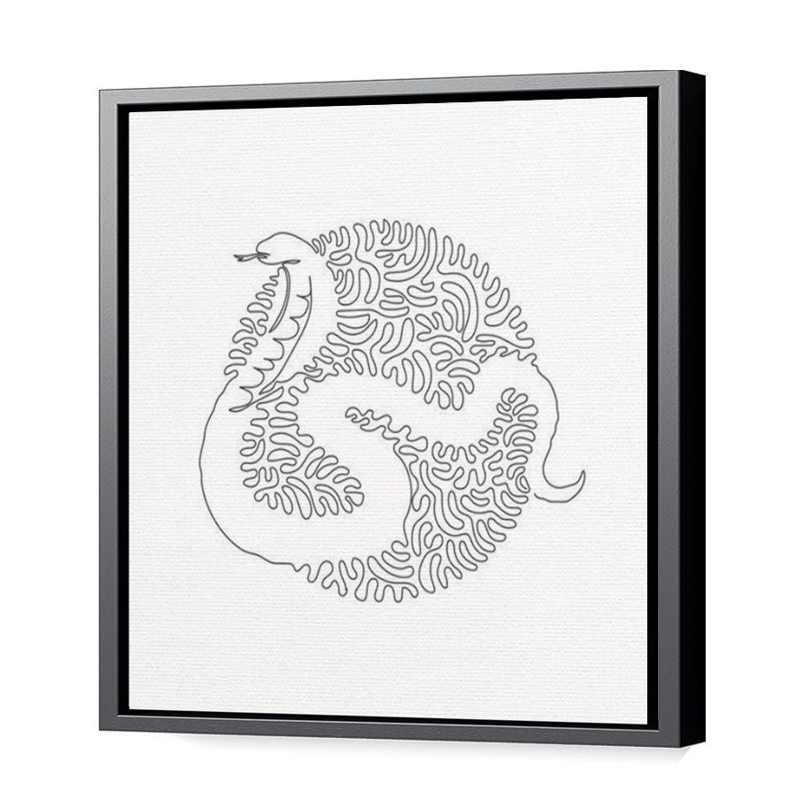 Thumbnail for Canvas - Black Floating Frame