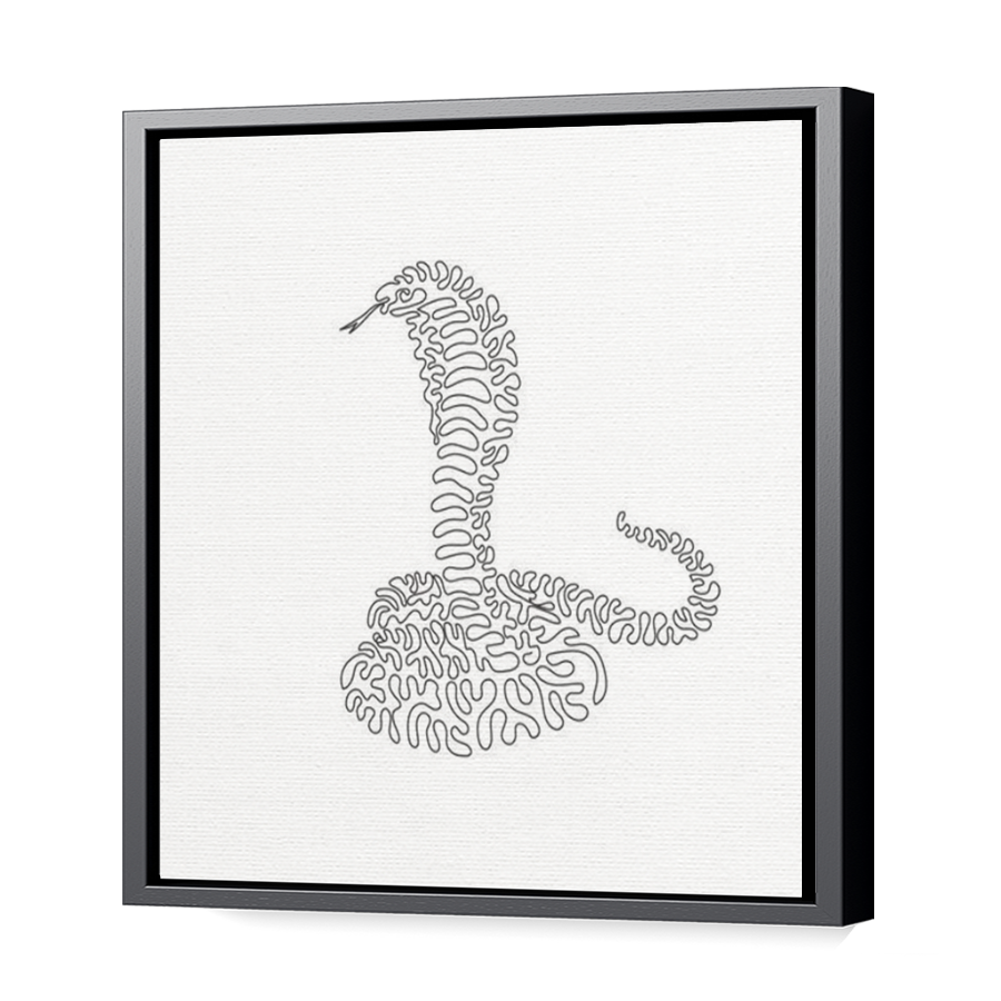 Thumbnail for Canvas - Black Floating Frame