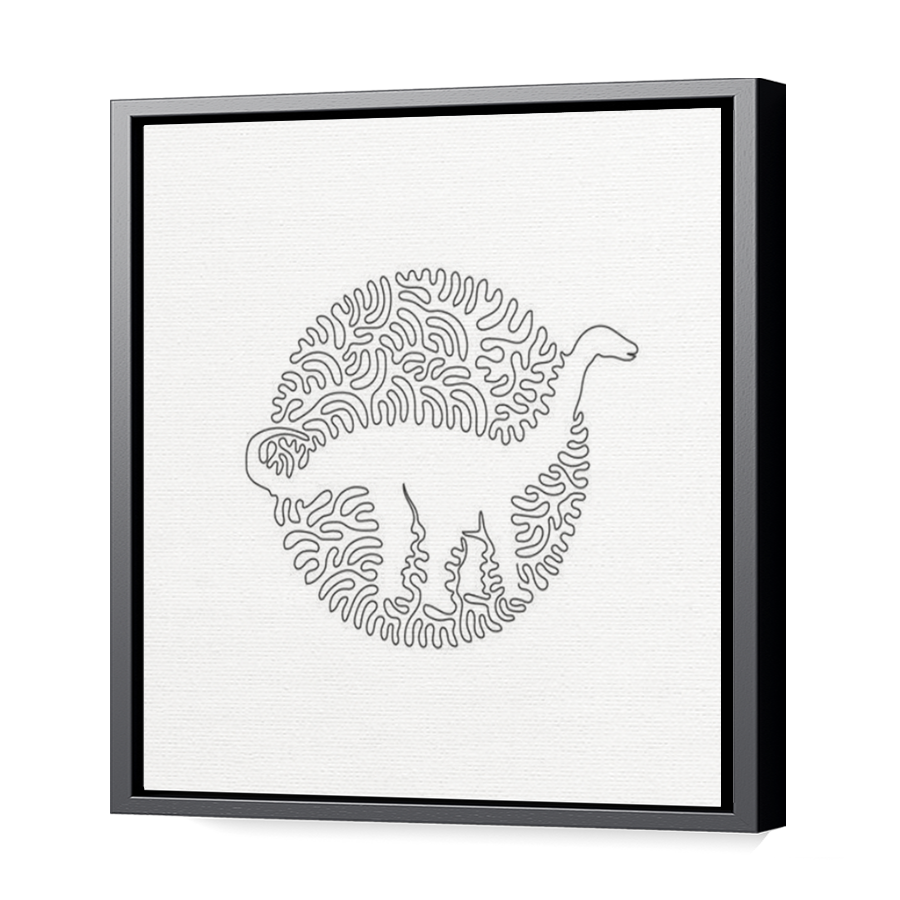Thumbnail for Canvas - Black Floating Frame
