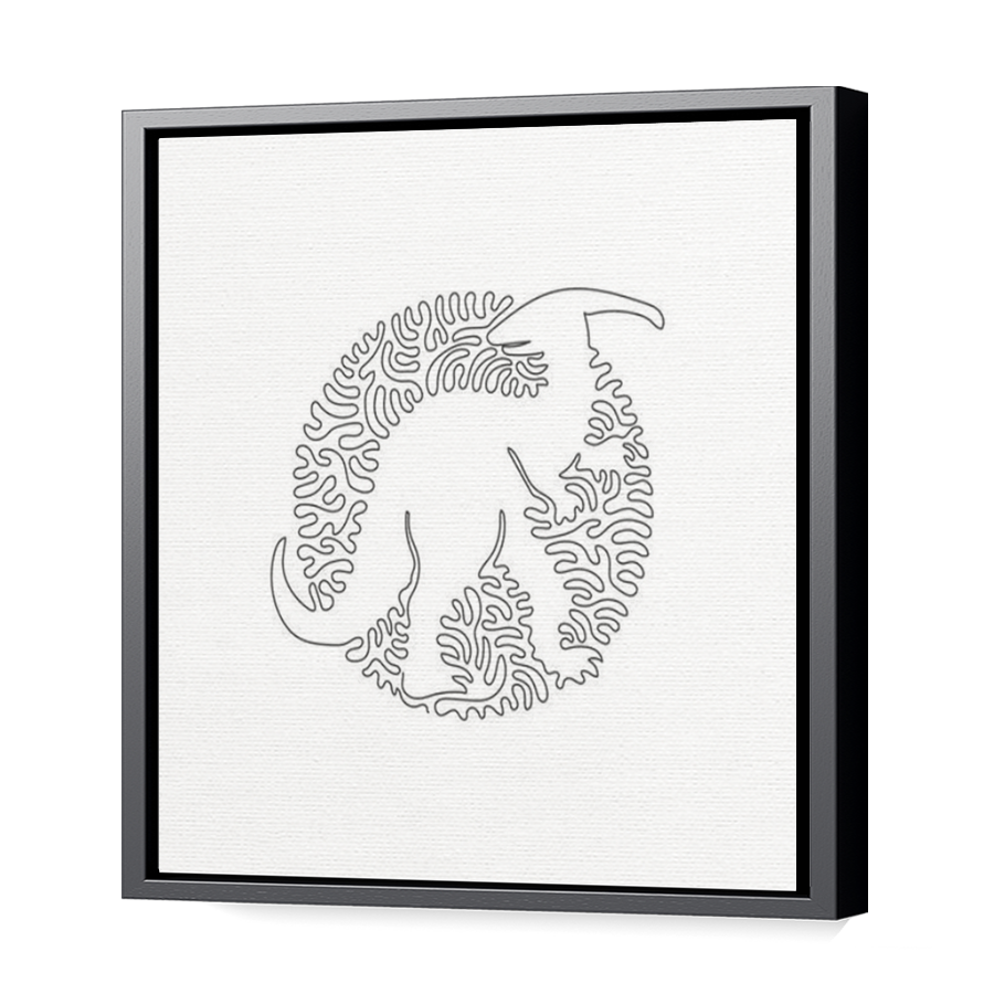 Thumbnail for Canvas - Black Floating Frame