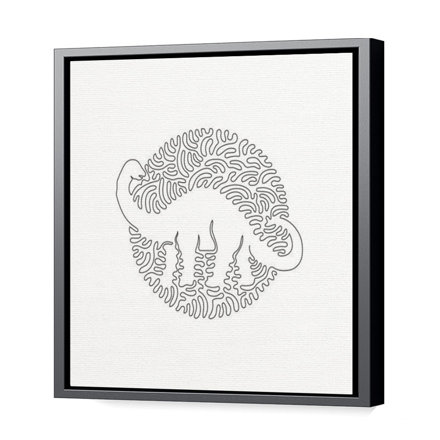 Thumbnail for Canvas - Black Floating Frame