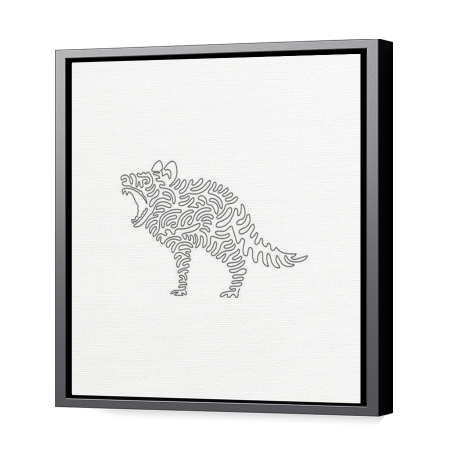 Thumbnail for Canvas - Black Floating Frame