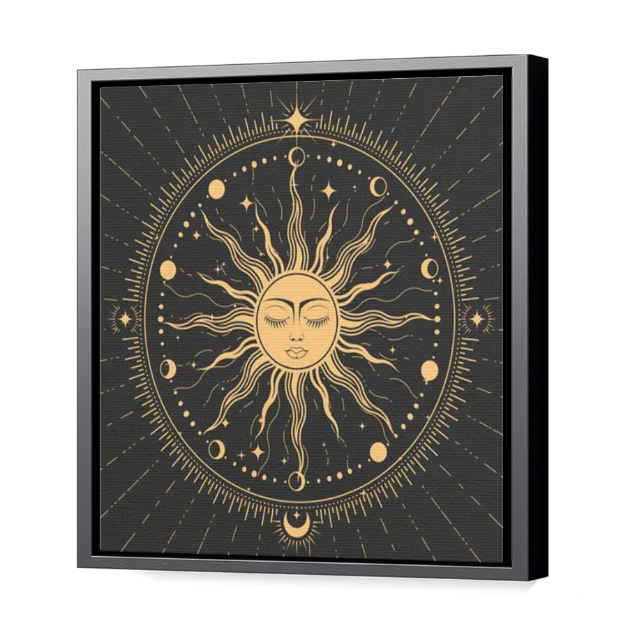 Thumbnail for Canvas - Black Floating Frame