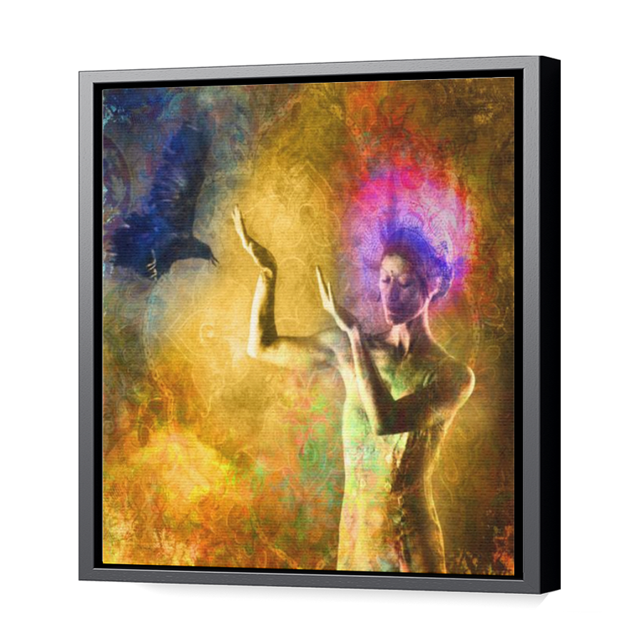 Thumbnail for Canvas - Black Floating Frame