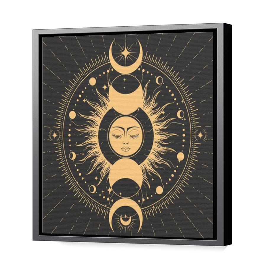 Thumbnail for Canvas - Black Floating Frame