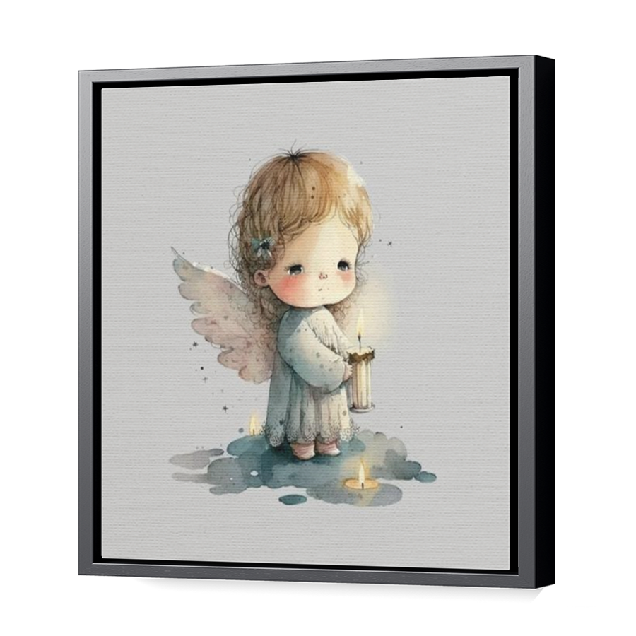 Thumbnail for Canvas - Black Floating Frame