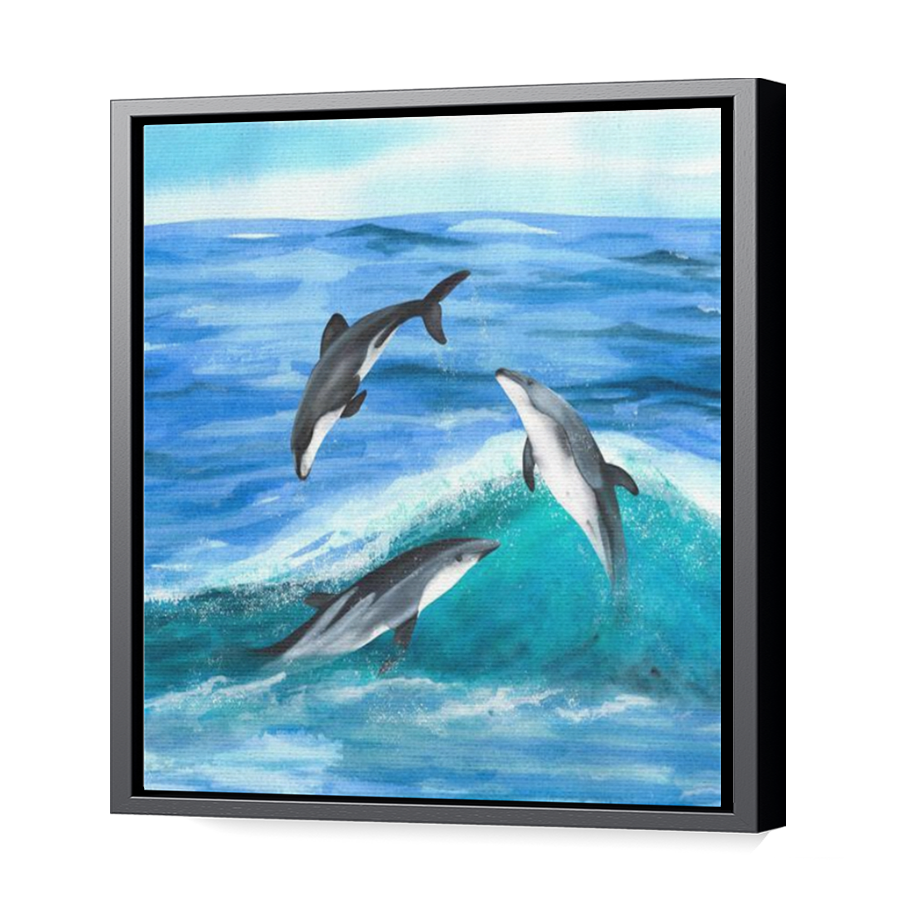 Thumbnail for Canvas - Black Floating Frame