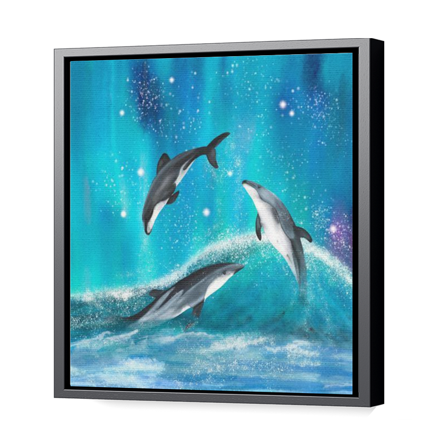 Thumbnail for Canvas - Black Floating Frame