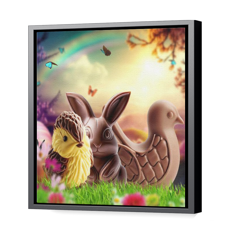 Thumbnail for Canvas - Black Floating Frame
