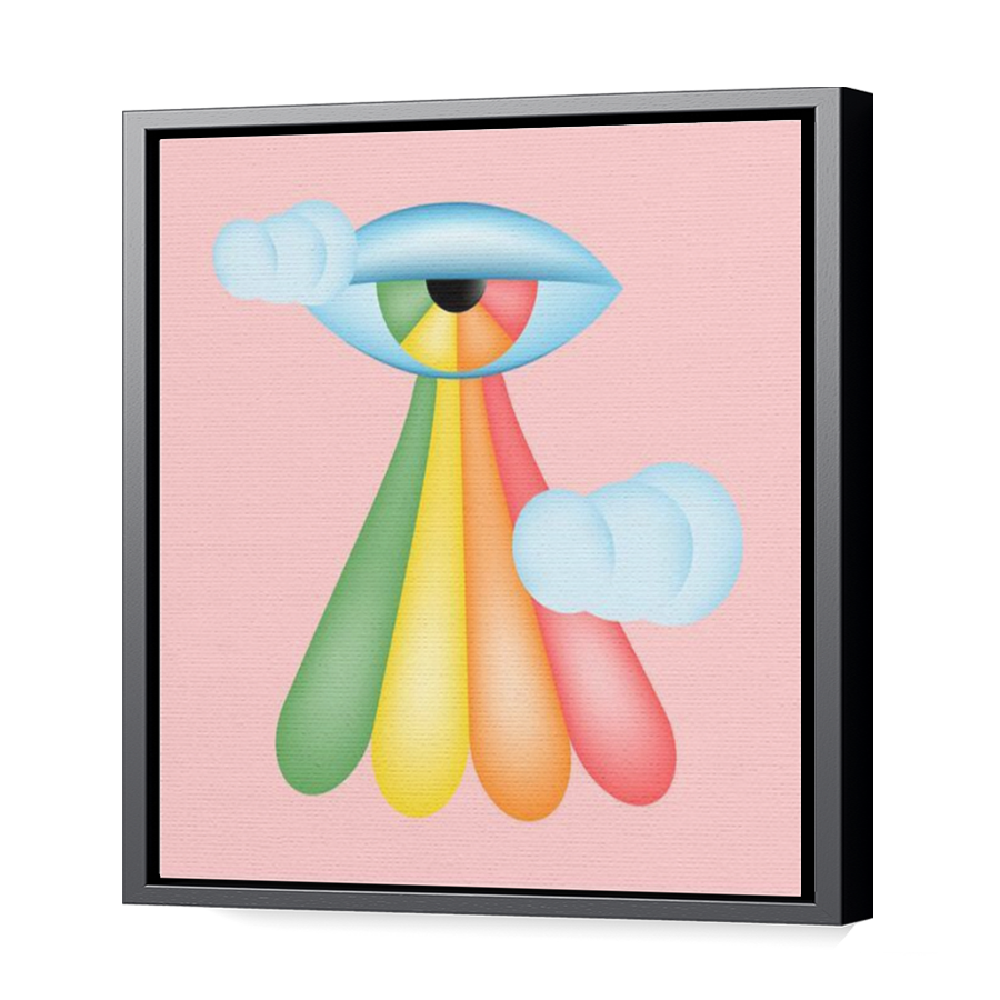 Thumbnail for Canvas - Black Floating Frame