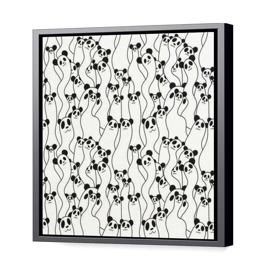 Thumbnail for Canvas - Black Floating Frame