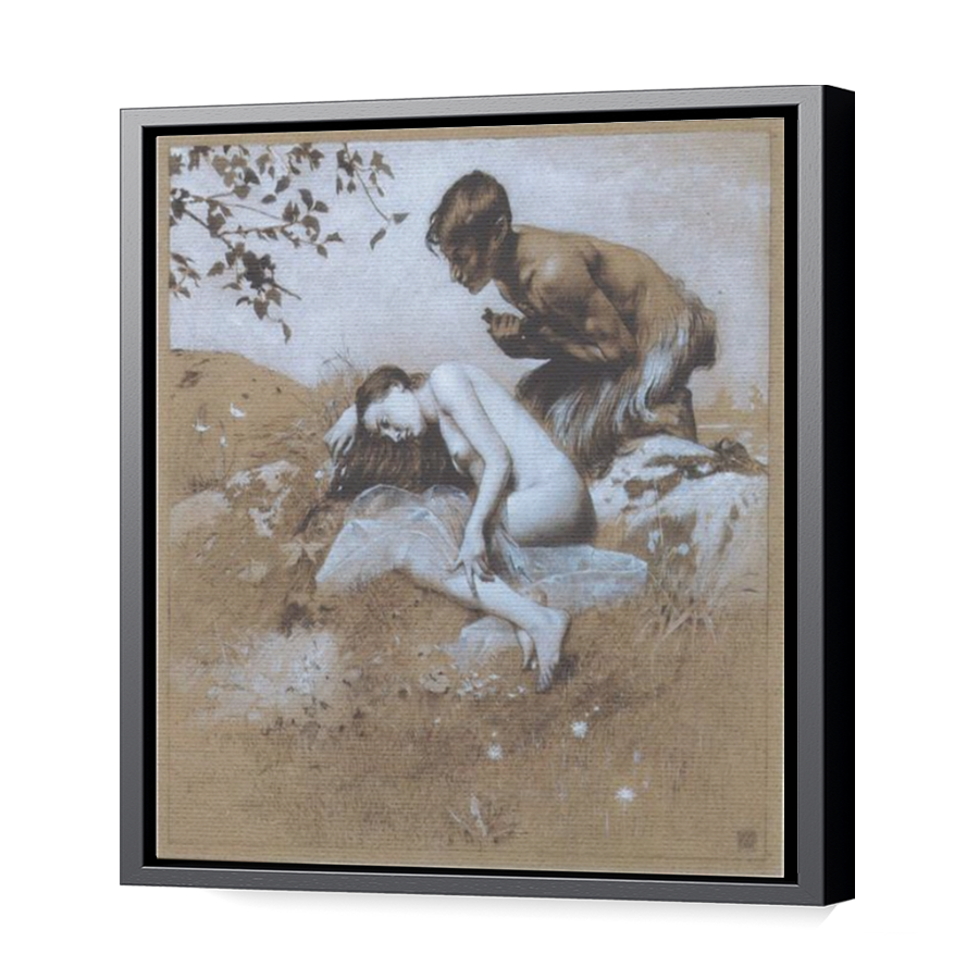 Thumbnail for Canvas - Black Floating Frame