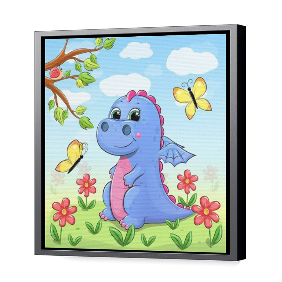 Thumbnail for Canvas - Black Floating Frame
