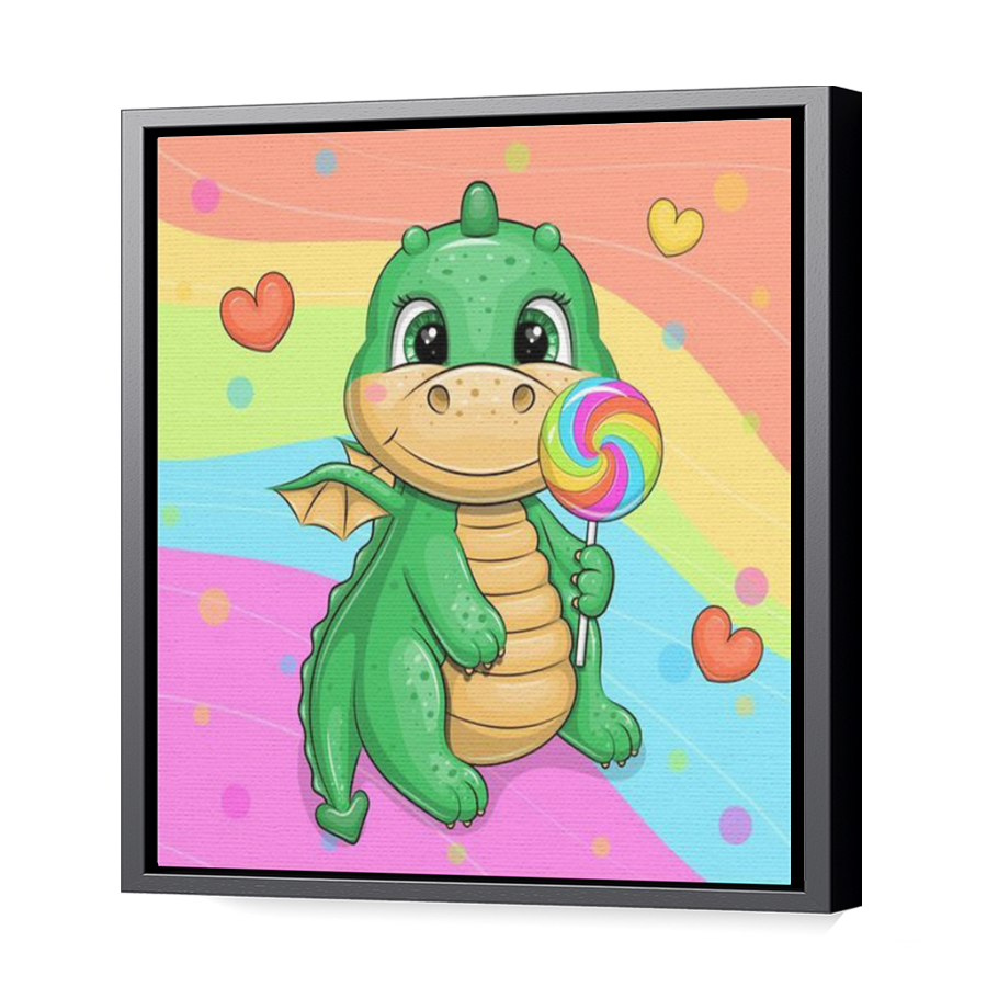 Thumbnail for Canvas - Black Floating Frame