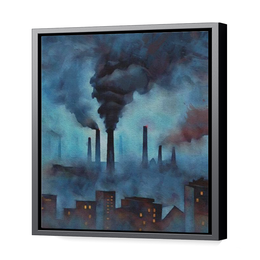 Thumbnail for Canvas - Black Floating Frame