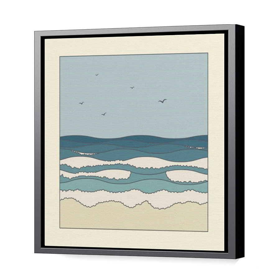 Thumbnail for Canvas - Black Floating Frame