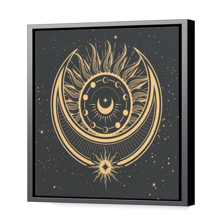 Thumbnail for Canvas - Black Floating Frame