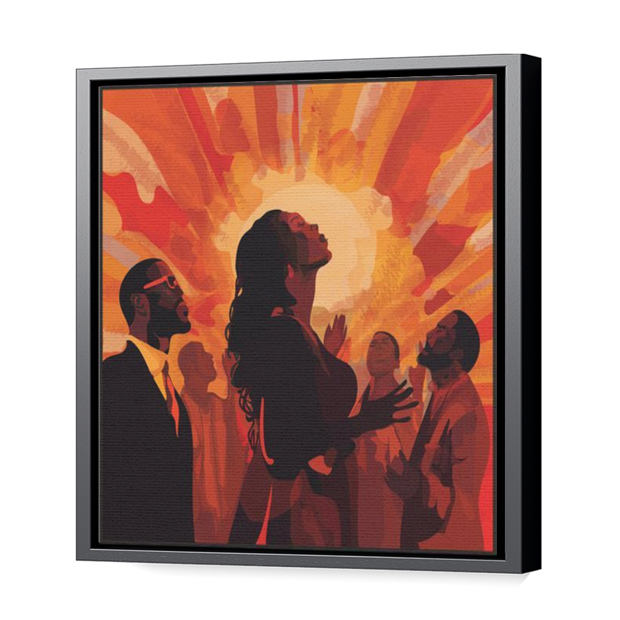 Thumbnail for Canvas - Black Floating Frame