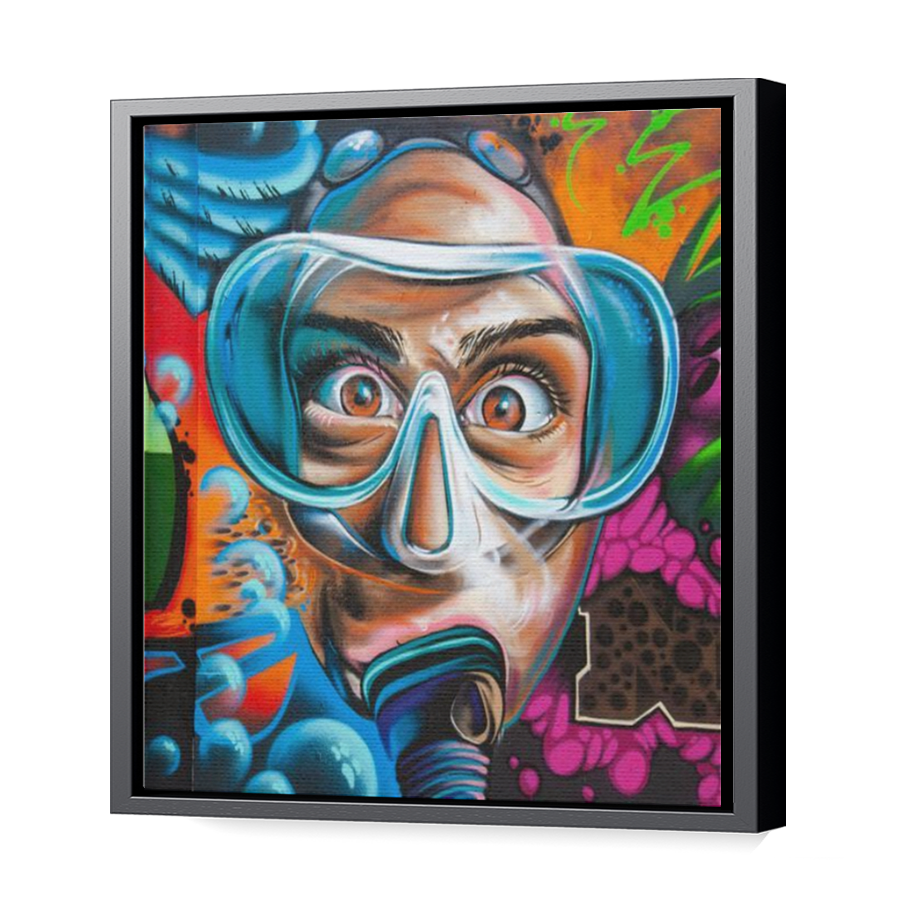 Thumbnail for Canvas - Black Floating Frame