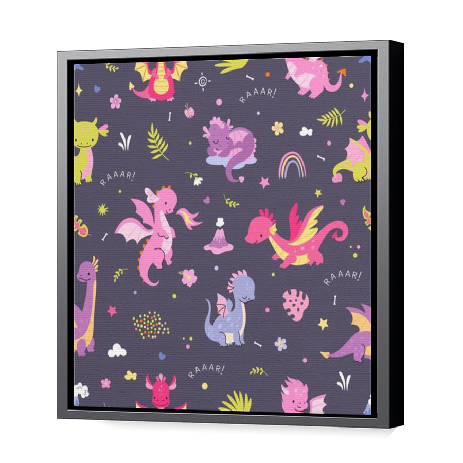 Thumbnail for Canvas - Black Floating Frame