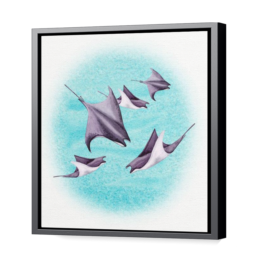 Thumbnail for Canvas - Black Floating Frame