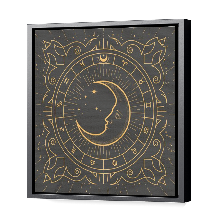 Thumbnail for Canvas - Black Floating Frame