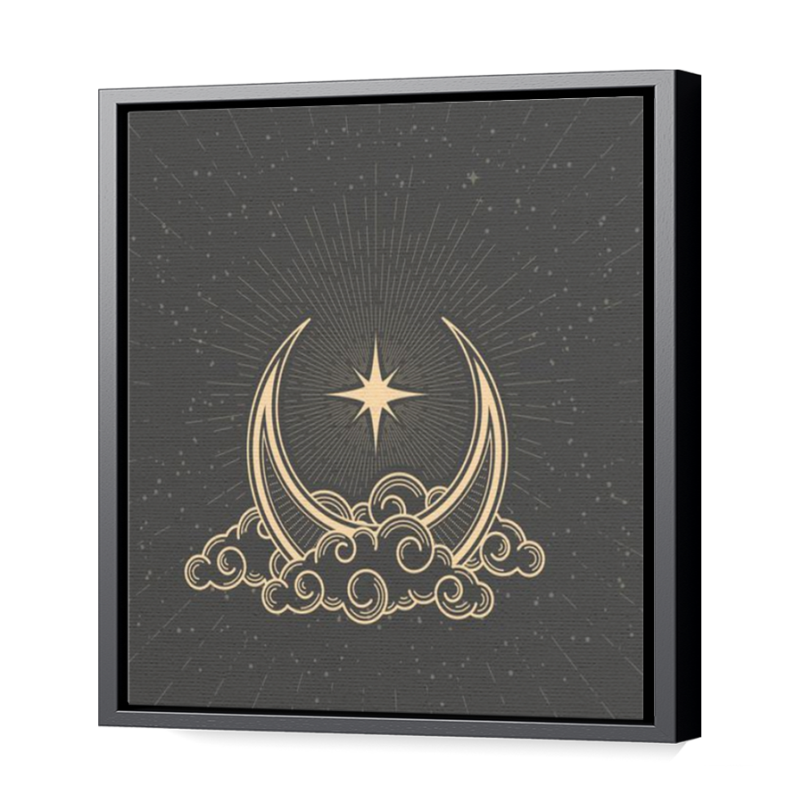 Thumbnail for Canvas - Black Floating Frame