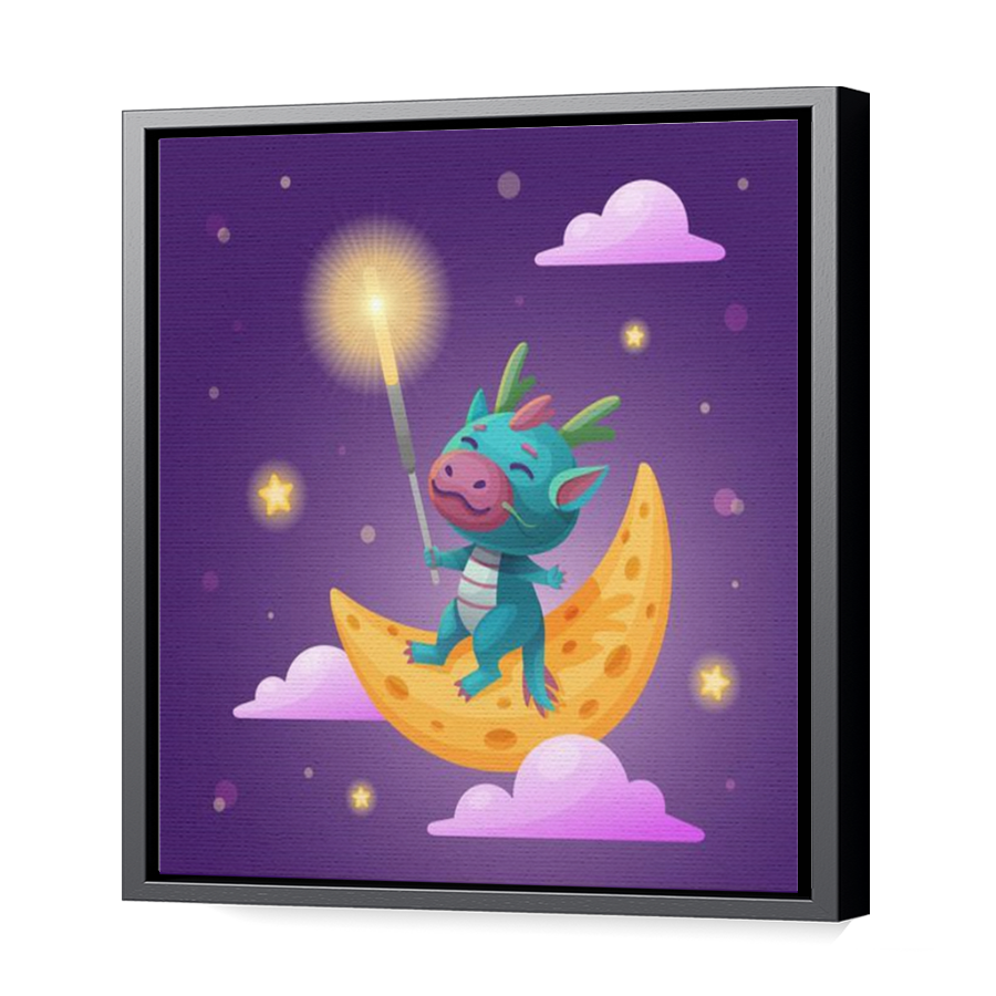 Thumbnail for Canvas - Black Floating Frame