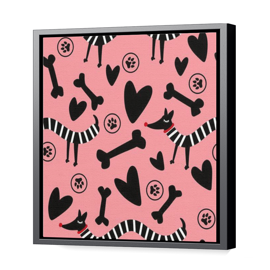 Thumbnail for Canvas - Black Floating Frame