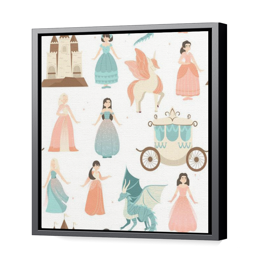 Thumbnail for Canvas - Black Floating Frame