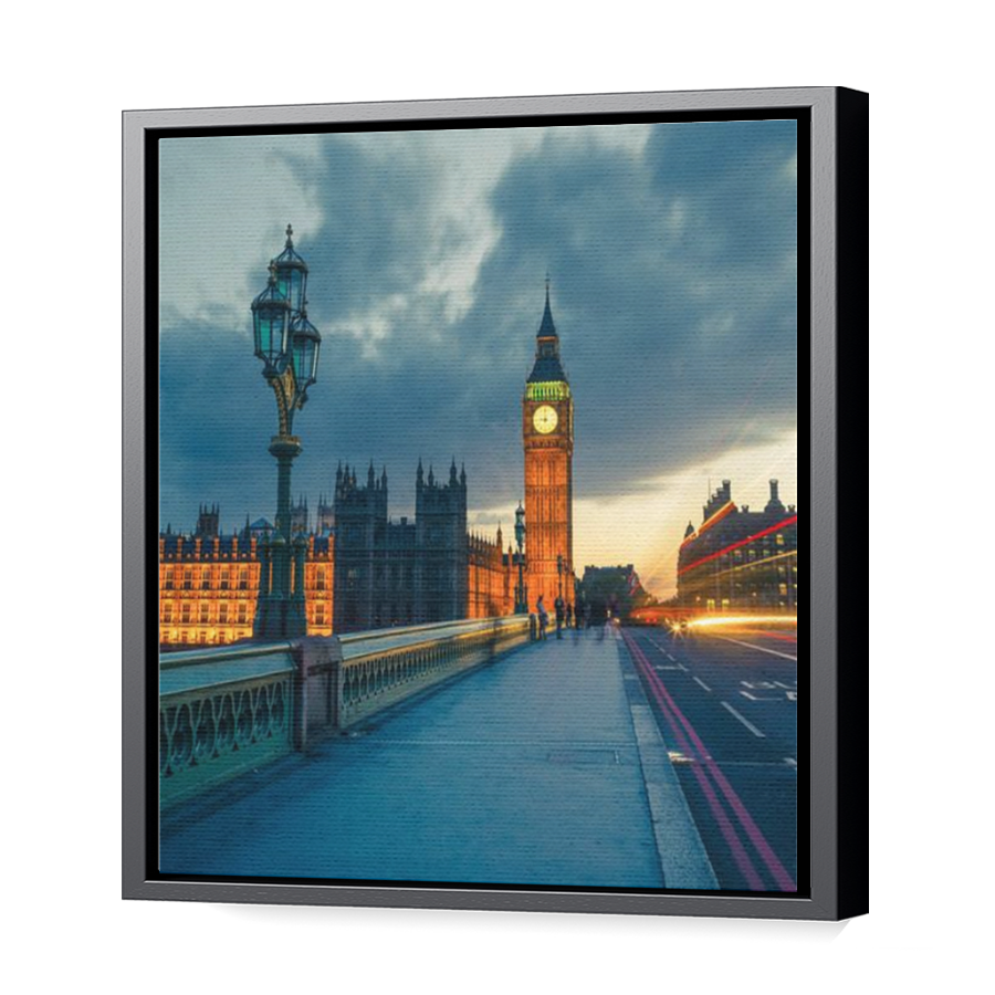 Thumbnail for Canvas - Black Floating Frame
