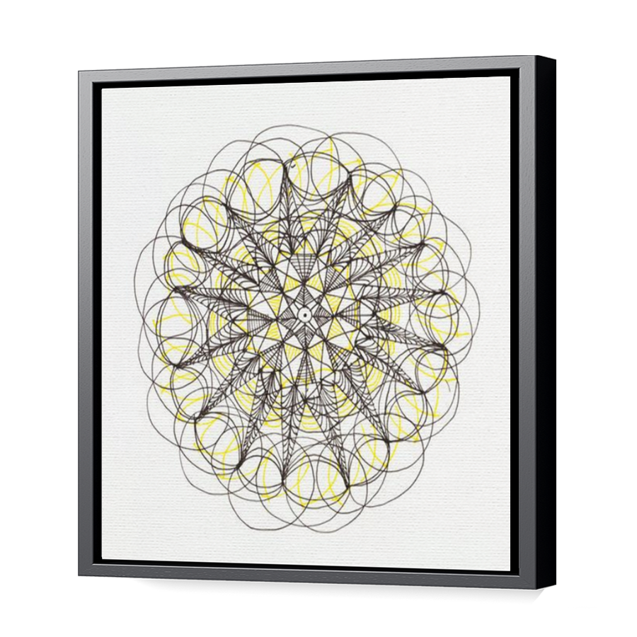 Thumbnail for Canvas - Black Floating Frame