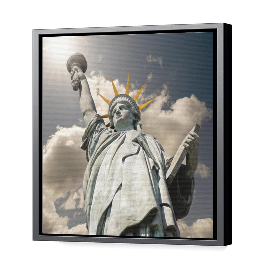 Thumbnail for Canvas - Black Floating Frame