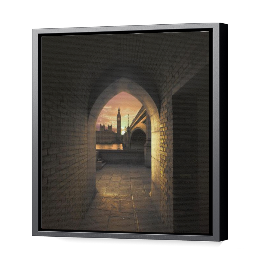 Thumbnail for Canvas - Black Floating Frame