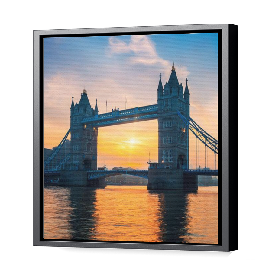 Thumbnail for Canvas - Black Floating Frame