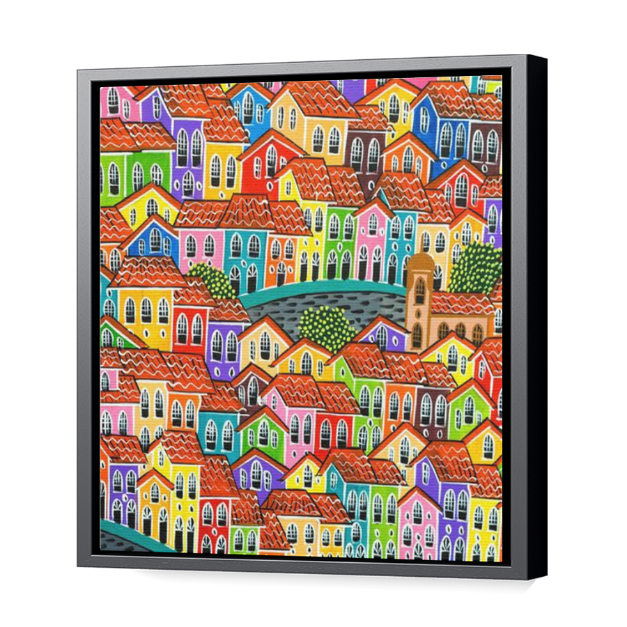 Thumbnail for Canvas - Black Floating Frame