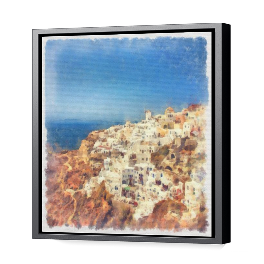 Thumbnail for Canvas - Black Floating Frame