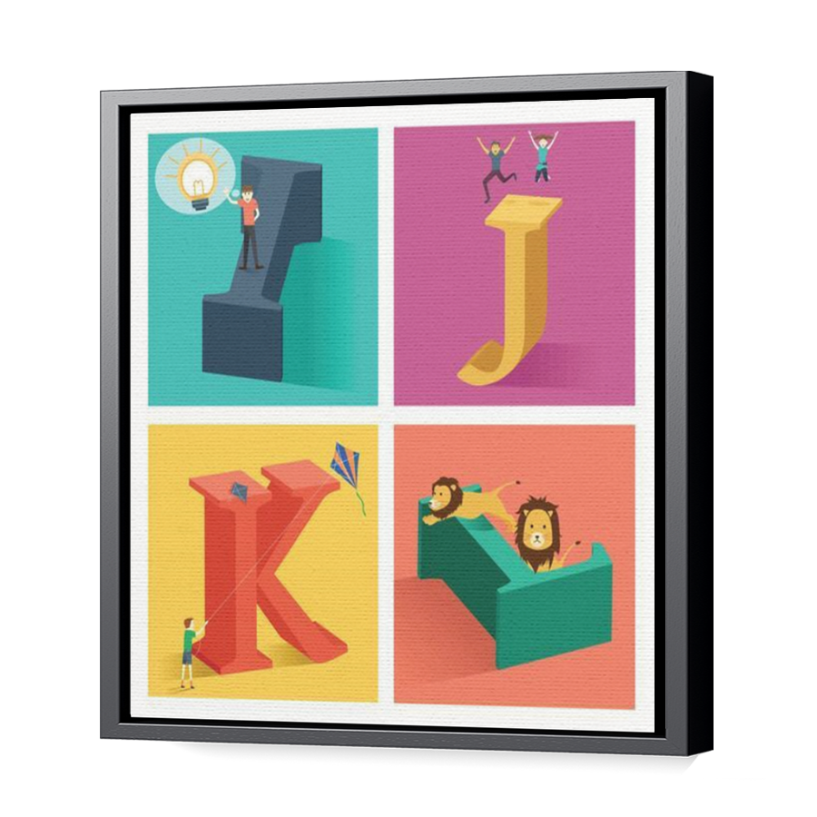 Thumbnail for Canvas - Black Floating Frame