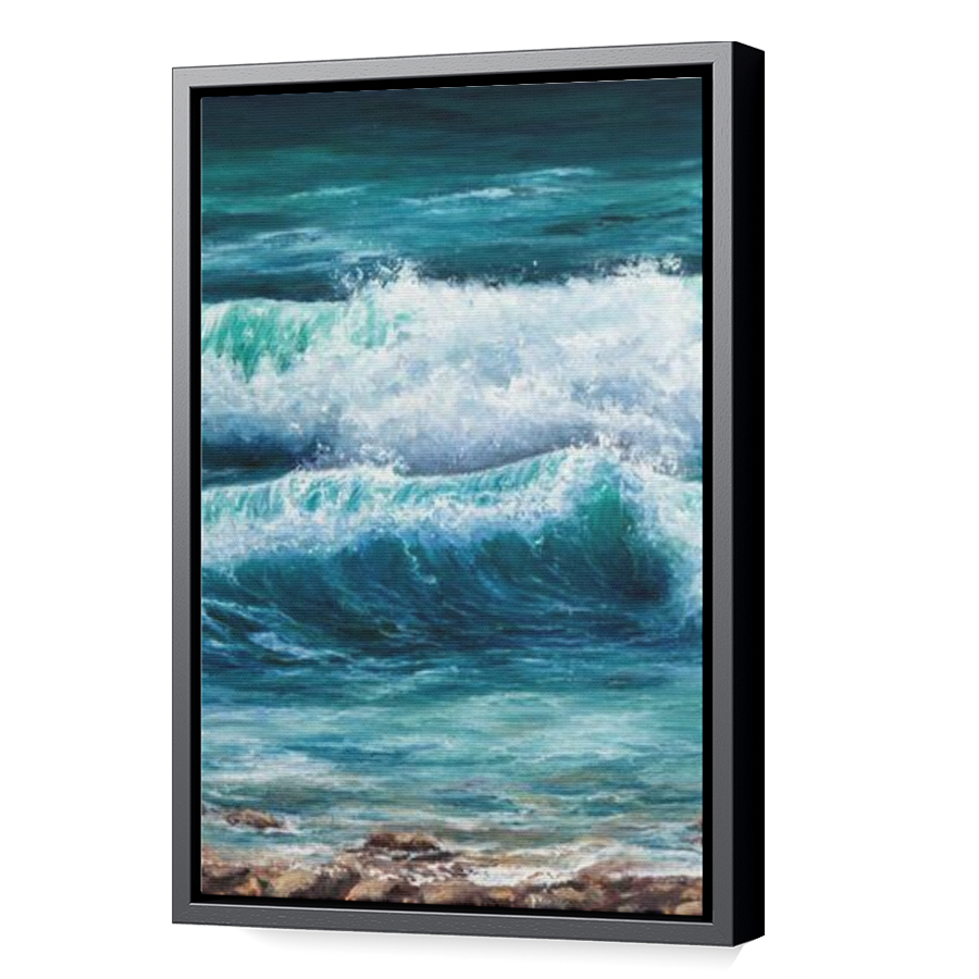 Thumbnail for Canvas - Black Floating Frame