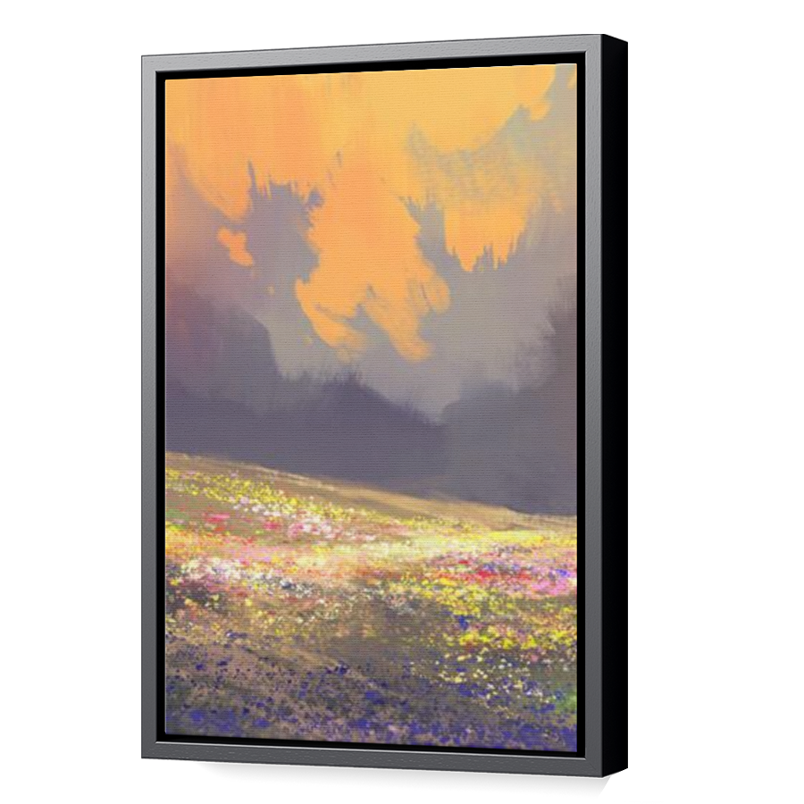 Thumbnail for Canvas - Black Floating Frame